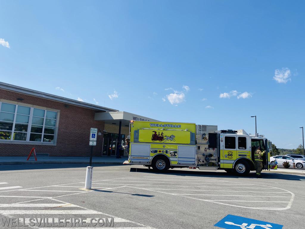 Fire Prevention Day 2020 at Wellsville Elementary School